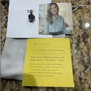 Kendra Scott Color Bar Charm, Women Empowerment Rose